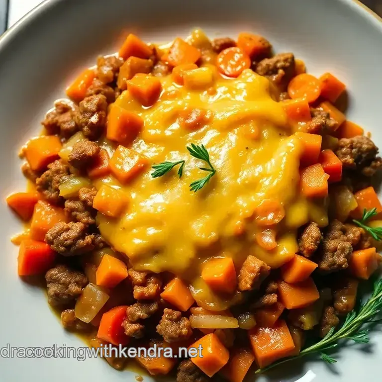 Shepherd s Pie Elevated: Lamb & Rosemary with Sweet Potato Topping