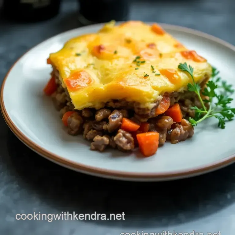 Shepherd s Pie with Guinness-Braised Lamb presentation