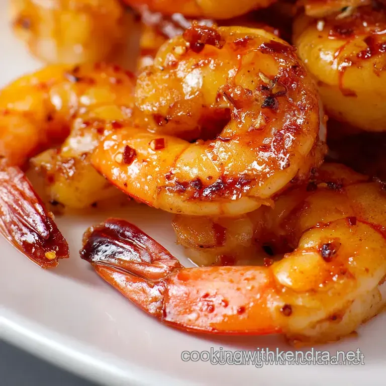 Sherry Glazed Gambas al Ajillo (Garlic Shrimp) presentation