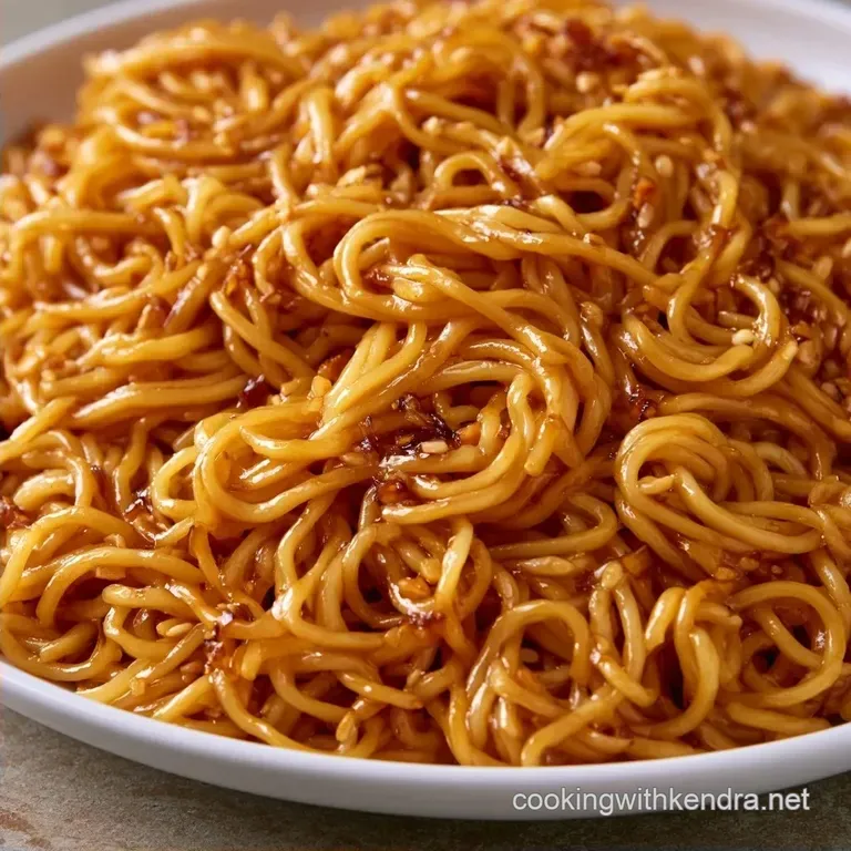 Simple Garlic Noodle Dish: Velvety and Savory