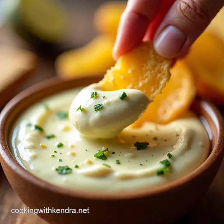 Simply the Best Garlic Aioli presentation