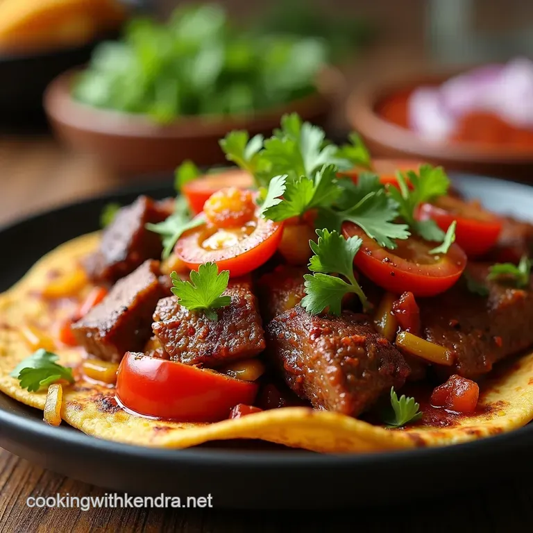 Sizzling Steak Fajitas Fiesta in a Pan