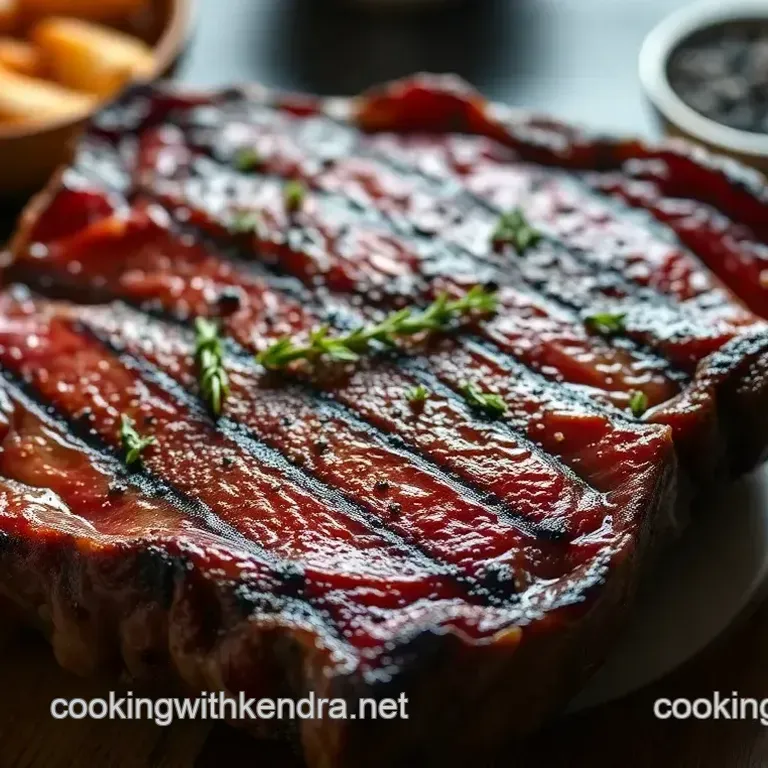 Sizzling Tomahawk Ribeye: A Showstopper for Your Feast