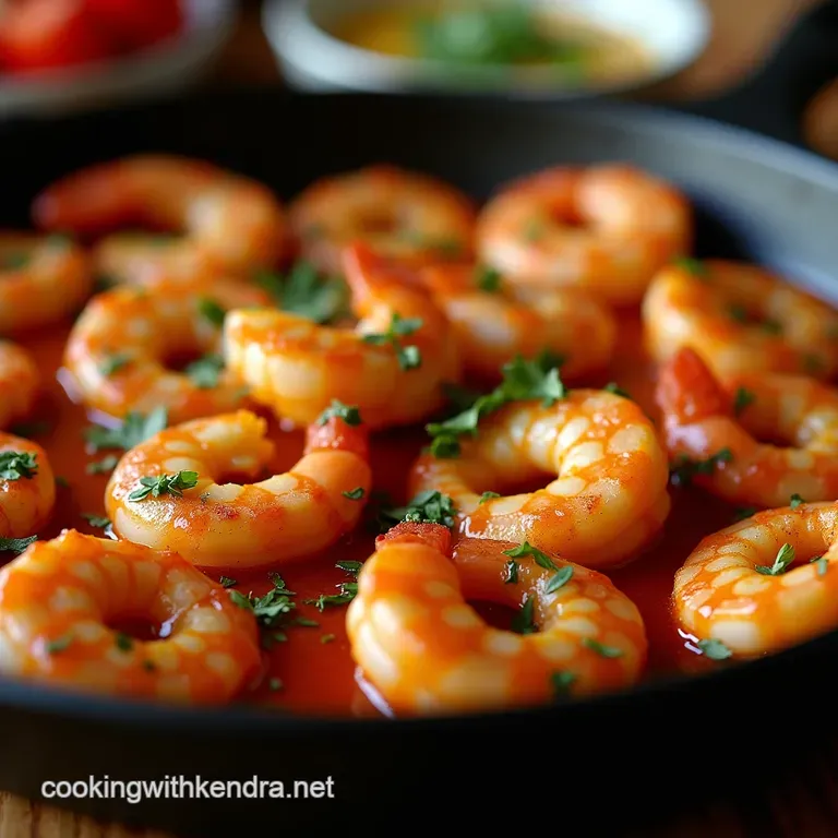 Onepan Wonder the Smoked Paprika Shrimp Boil Skillet presentation