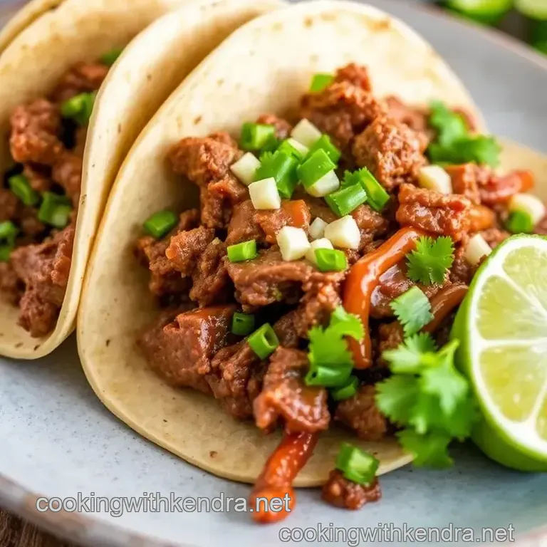 Authentic Birria Tacos presentation