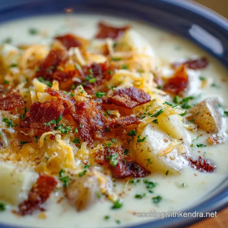 Slow Cooker Baked Potato Soup: Ultimate Cheesy Comfort