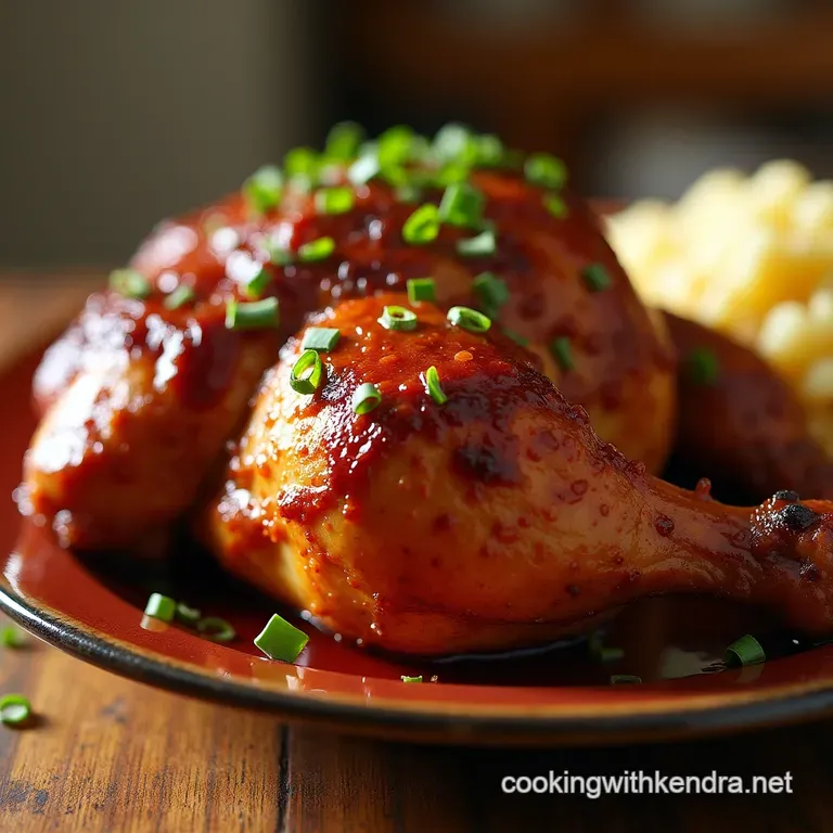 Set It and Forget It Slow Cooker Bbq Chicken the Easiest Falloffthebone Feast presentation