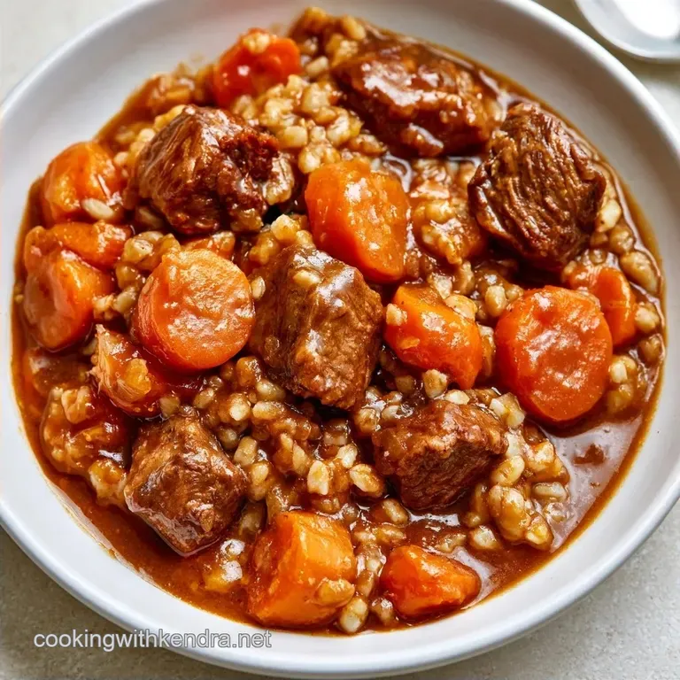 Hearty Slow Cooker Beef Barley Stew