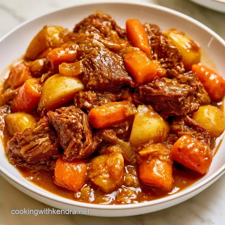 Slow Cooker Beef Potato Stew: Fork-Tender