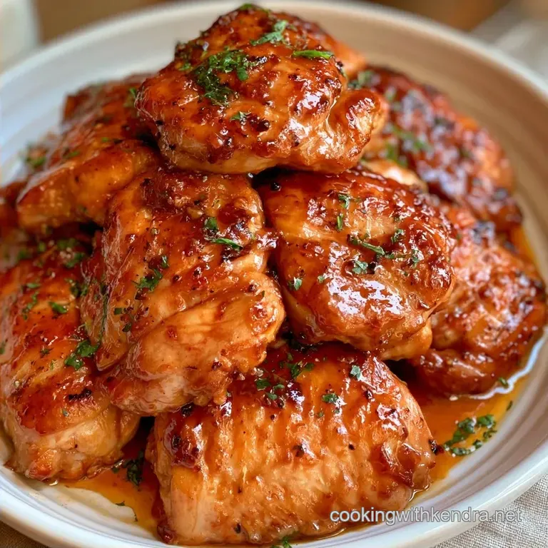 Slow Cooker Bourbonless Chicken with Honey