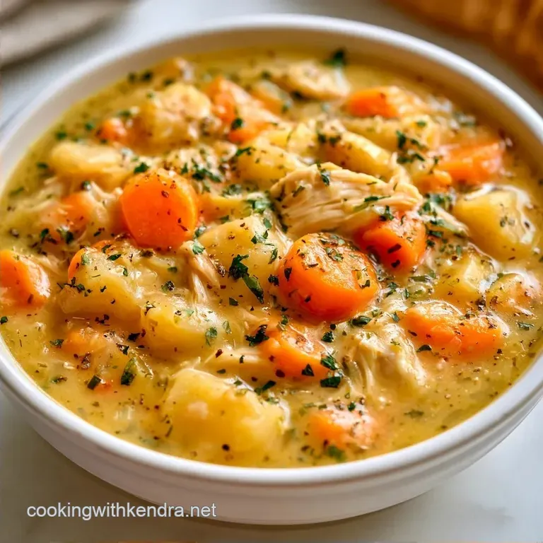 Creamy Slow Cooker Chicken Potato Soup