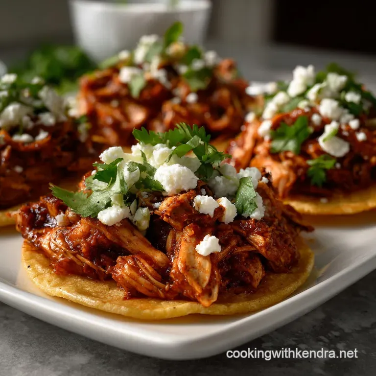 Slow Cooker Chicken Tinga: 10 Minute Prep presentation