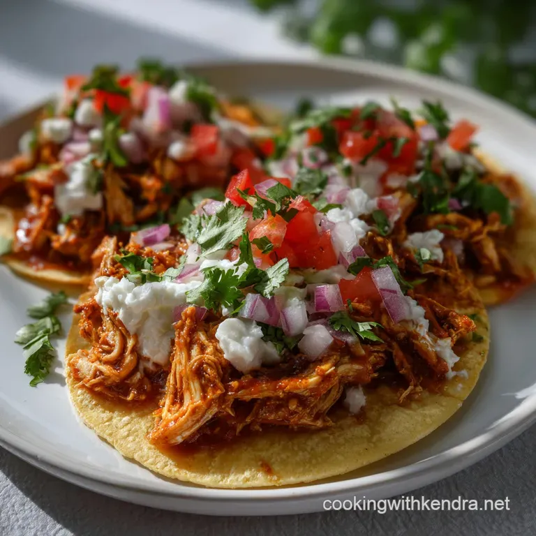 Slow Cooker Chicken Tinga: 10 Minute Prep