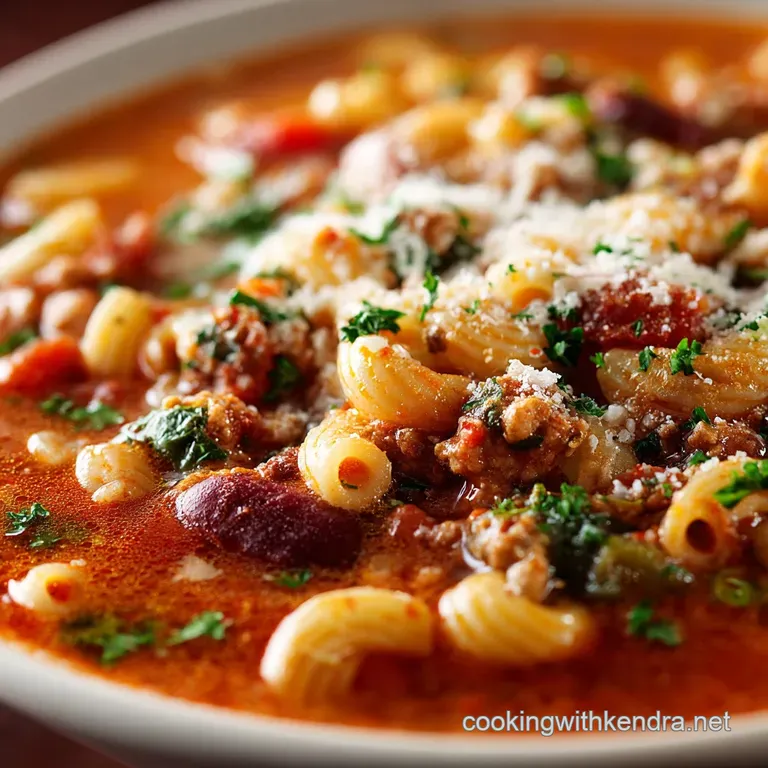 Pasta E Fagioli Soup Slow Cooker the Hearty Handsoff Italian Classic presentation