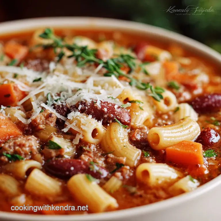 Pasta E Fagioli Soup Slow Cooker The Hearty HandsOff Italian Classic