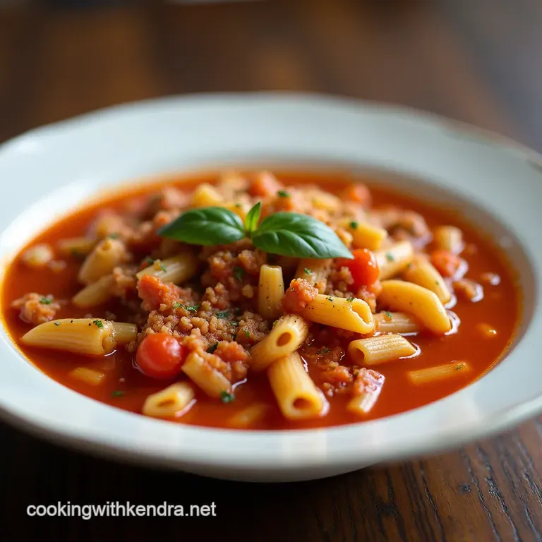 Slow Cooker Comfort Authentic Hearty Pasta e Fagioli
