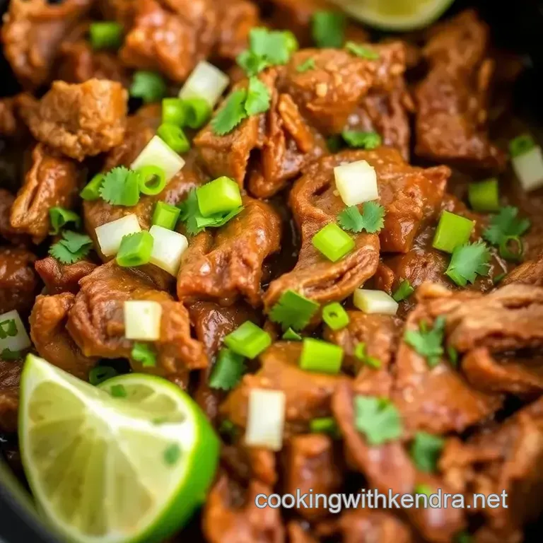 Slow Cooker Bourbon Carnitas presentation