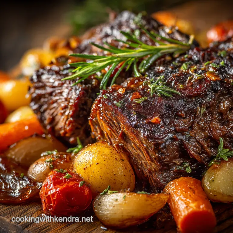Slow Cooker PubStyle Chuck Roast with Root Vegetables