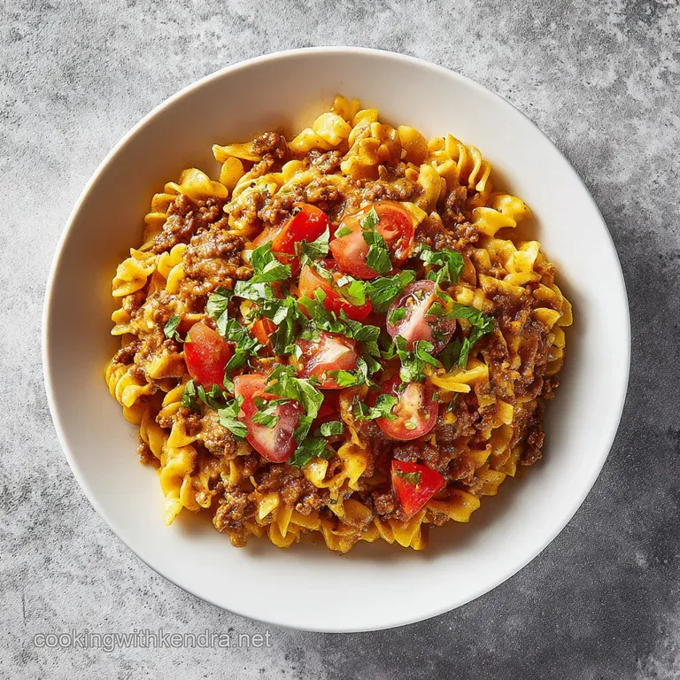 Slow Cooker Taco Pasta: Creamy and Zesty
