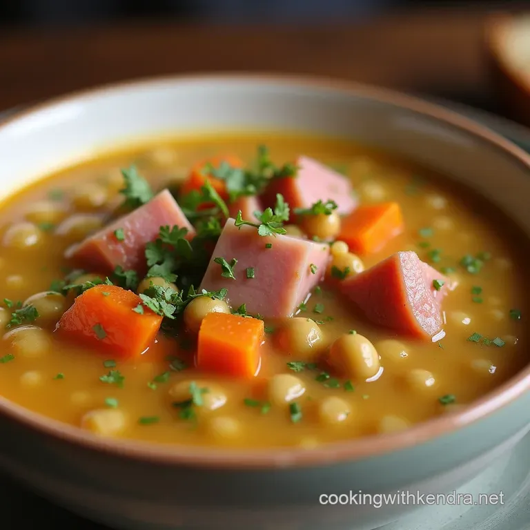 The Ultimate Comfort Smoked Ham Split Pea Soup
