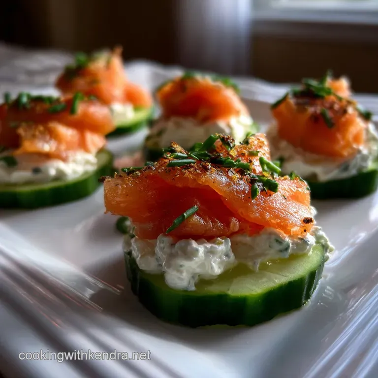 New Years Appetizer with Smoked Salmon