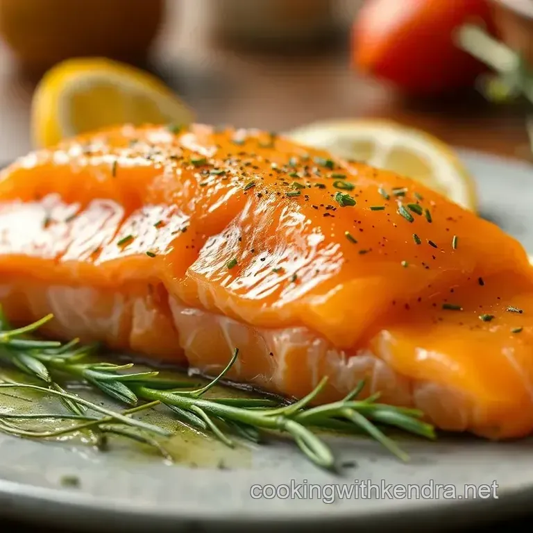 Chilled Smoked Salmon with Zesty Creamy Dip