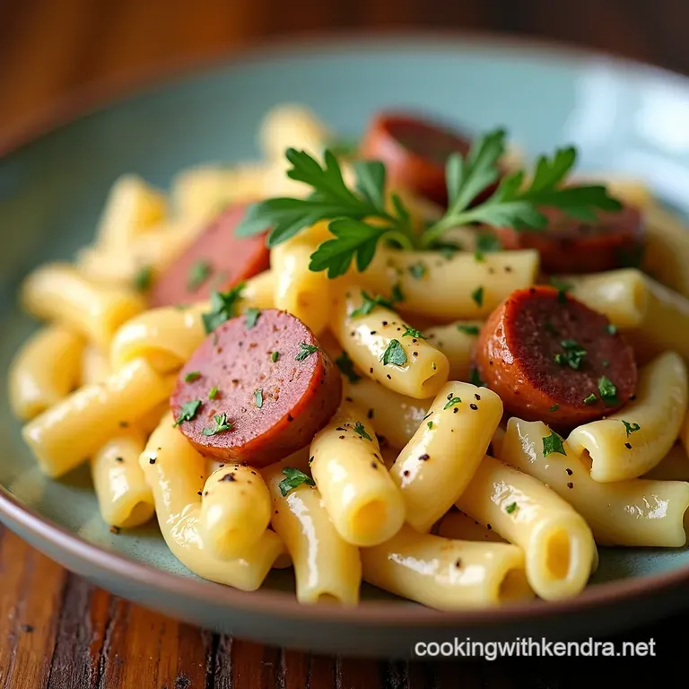 Bayou Fire Cream Smoked Sausage Cajun Alfredo