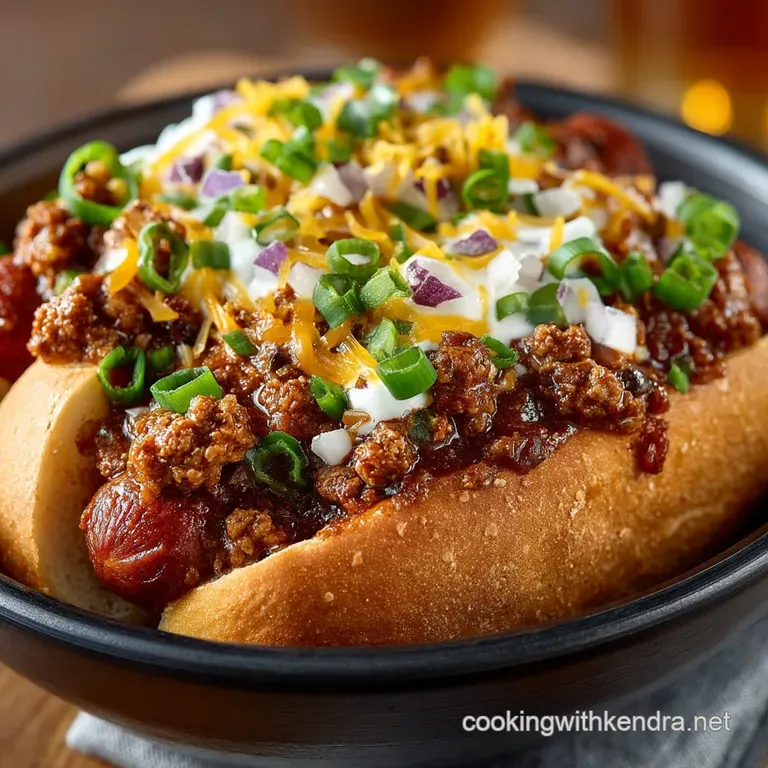 The Smooth Operator Classic Southern Diner Chili for Hot Dogs presentation