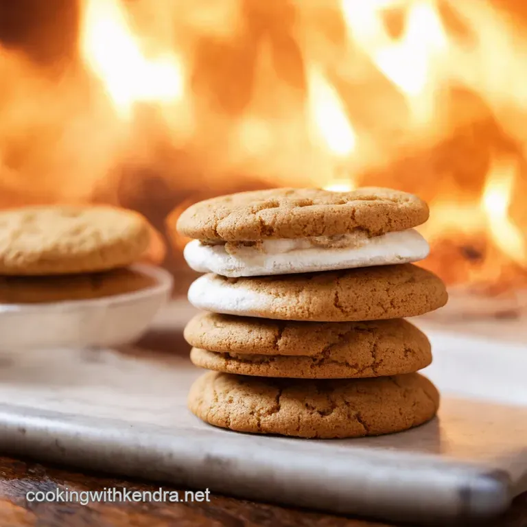 Smores Cookie Bliss Campfire Flavors Ovenbaked Perfection presentation
