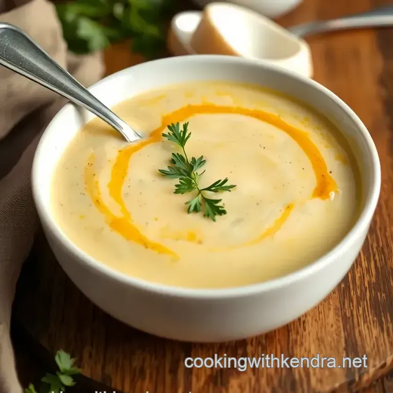 Creamy Comfort Baked Potato Soup presentation