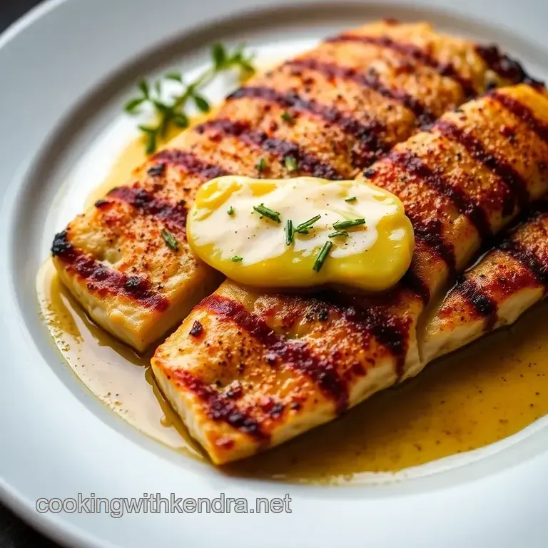 Southern Charm: Grilled Catfish with Creole Butter presentation