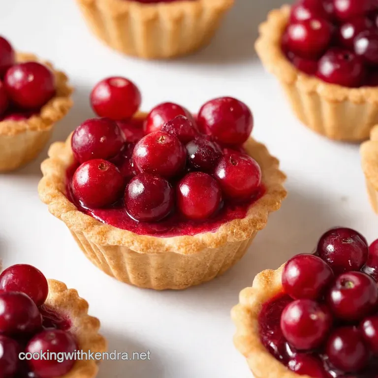 Sparkling Cranberry Orange Tartlets
