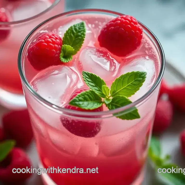 Sparkling Raspberry & Mint Refresher