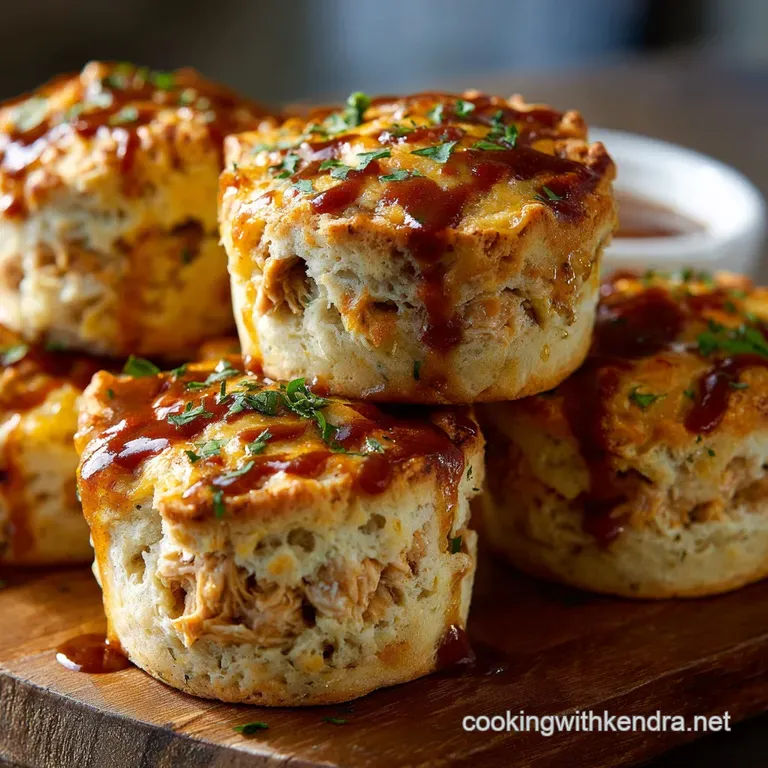 Speedy BBQ Cups Pulled Chicken and Cheddar Pockets