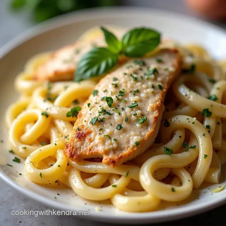 Silky 30Min Creamy Garlic Parmesan Chicken Pasta Recipe