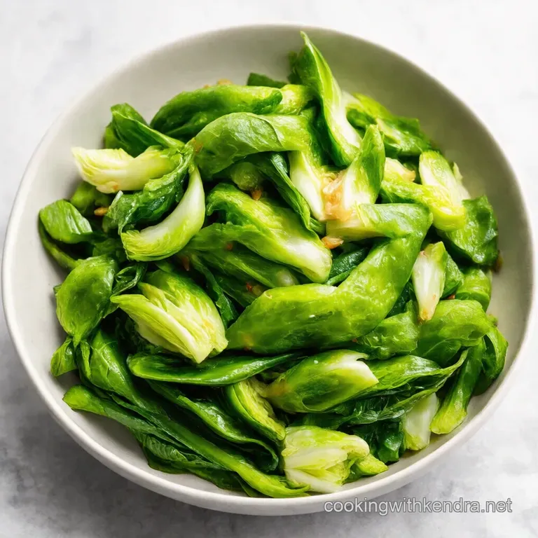 Speedy SesameGinger Bok Choy StirFry