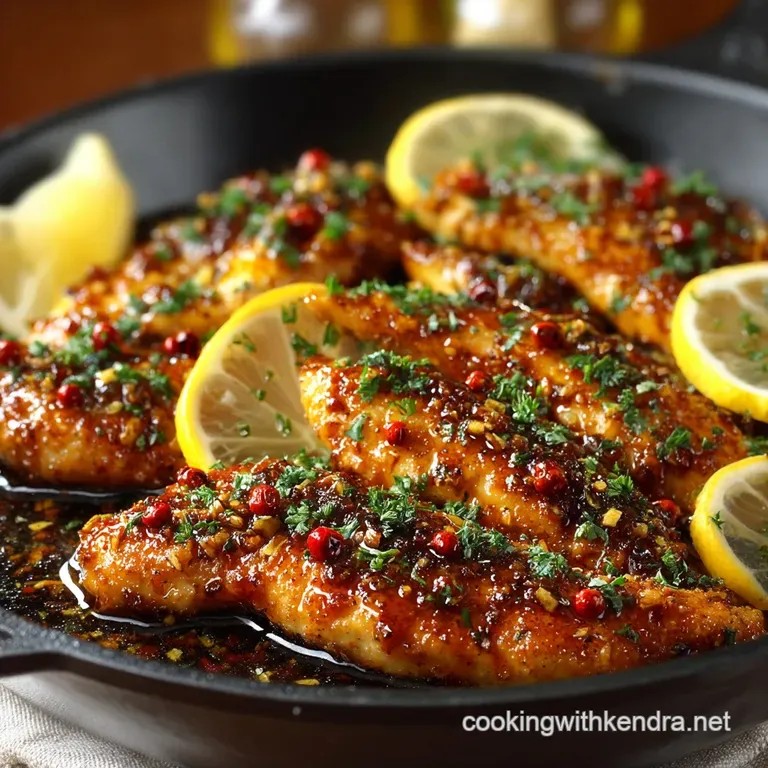 Bright Brassy Speedy Skillet Citrus Chicken Tenders