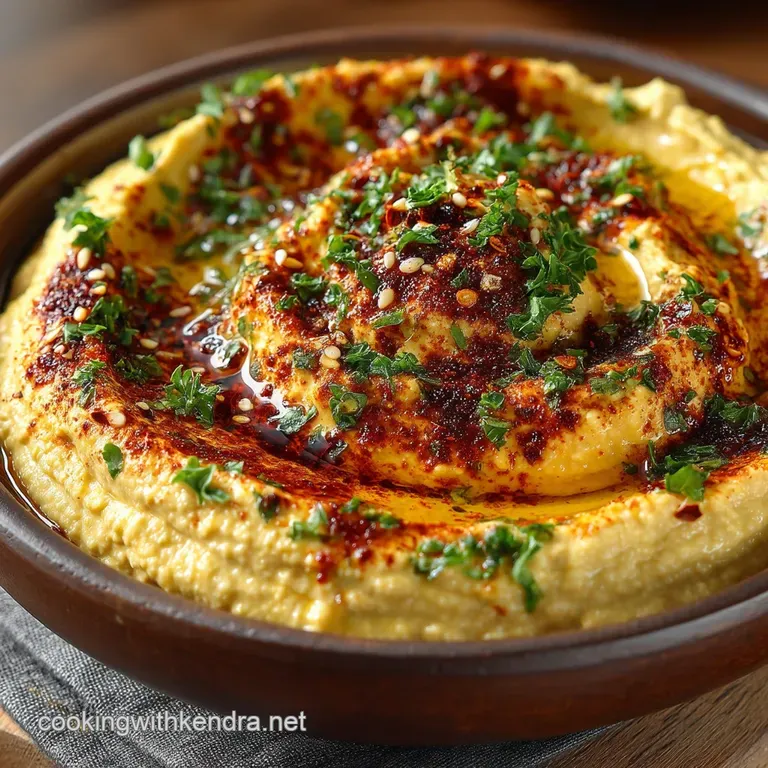 The Velvet Dynamo Speedy SuperSmooth Easy Hummus presentation