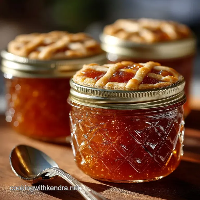 Authentic Apple Pie Jelly Canning Recipe Warm Spiced Autumn Preserve