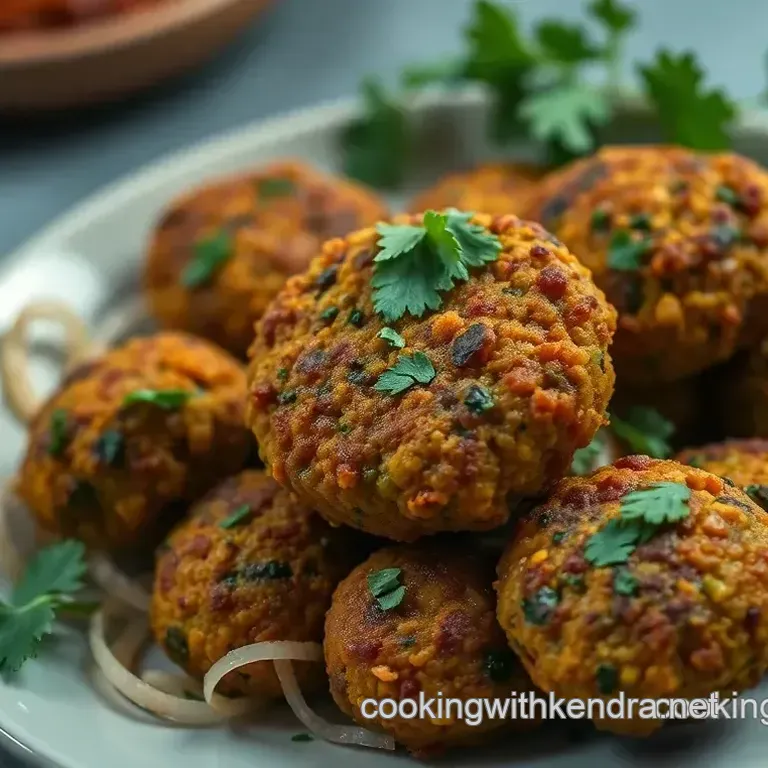 Spiced Chickpea and Herb Fritters (Falafel)