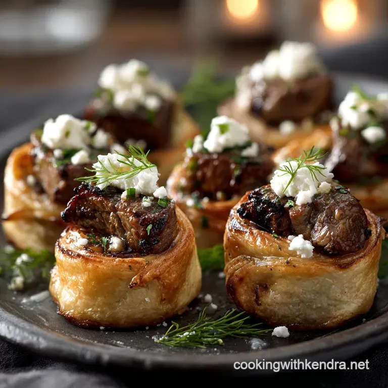 Snacks and Appetizers: Cheesy Spiced Lamb and Feta Mini Sausage Rolls