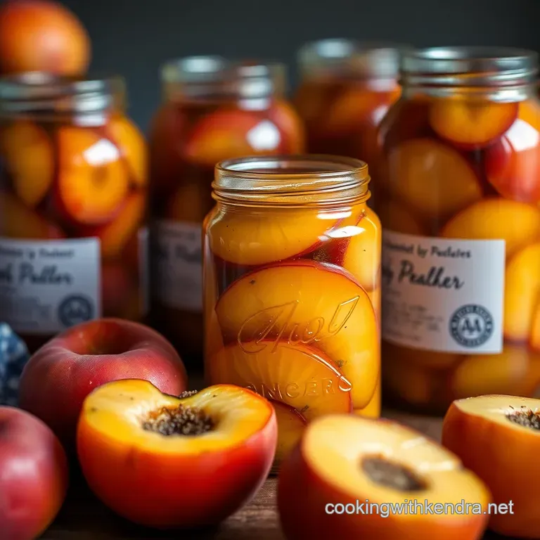 Spiced Pickled Peaches: A Taste of Summer Sunshine presentation