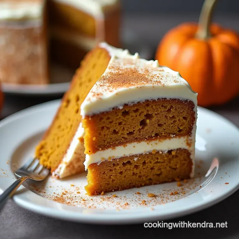 The Great British BakeOffWorthy Spiced Pumpkin Layer Cake with Silky MapleCream Cheese Frosting
