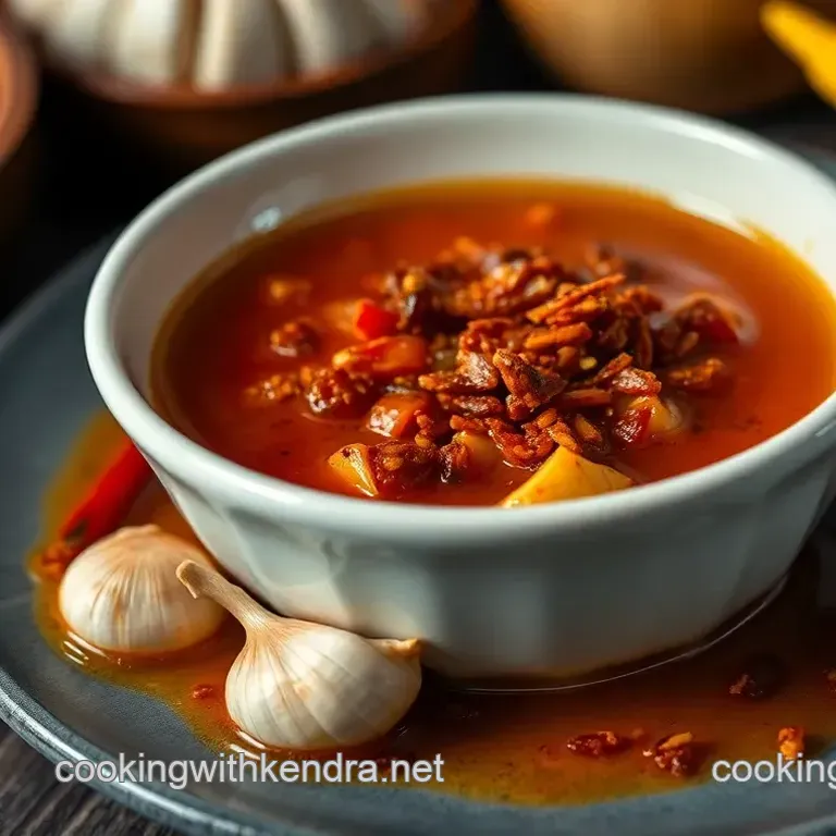 Spicy Garlic Hot Oil: A Fiery Flavor Booster!