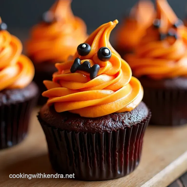 Spooktacularly Simple Halloween Cupcakes presentation