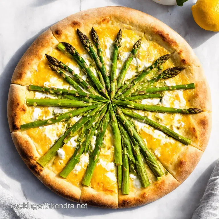 Spring Fling Asparagus Pizza with Lemon Ricotta