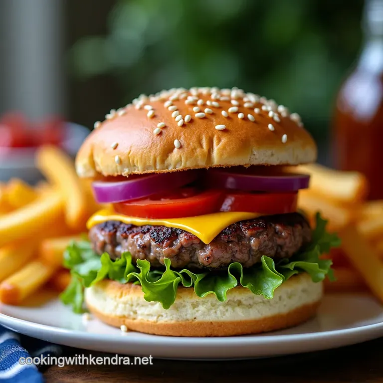 StarSpangled Burger An AllAmerican BBQ Bash on a Bun