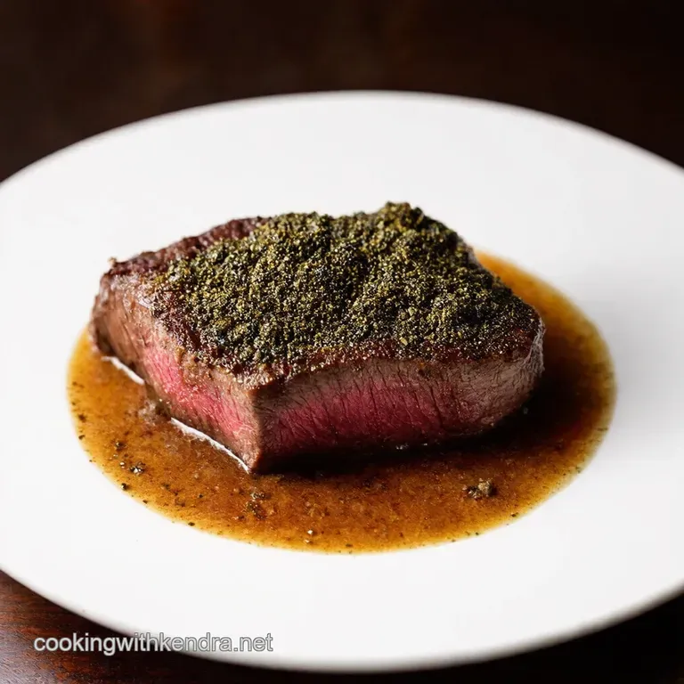 Steak au Poivre with Brandy Cream Sauce