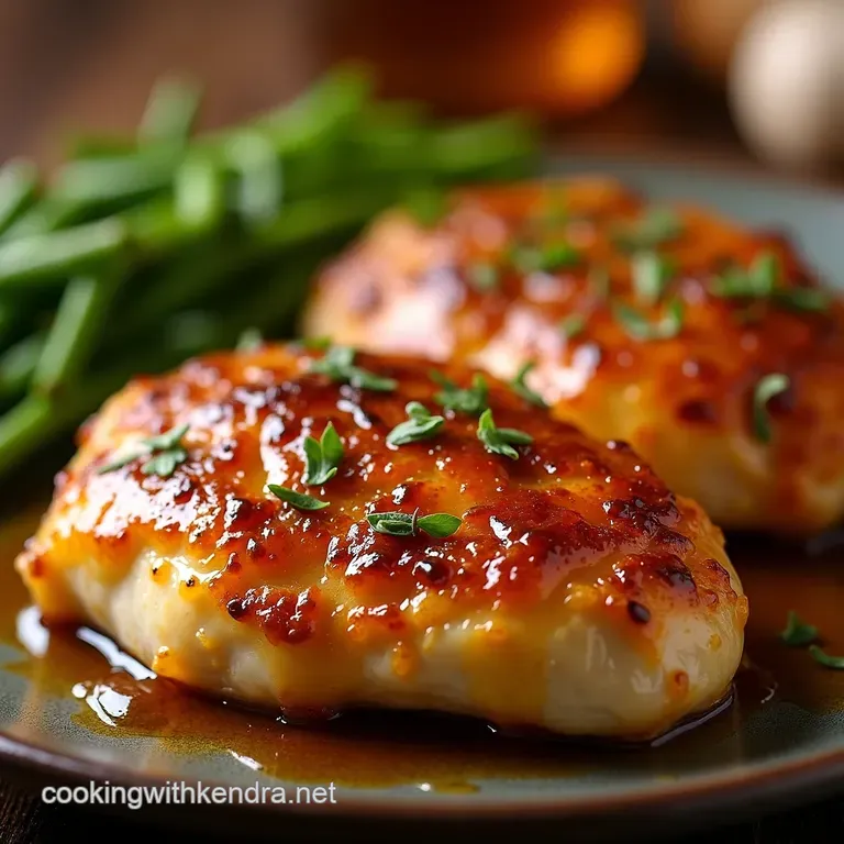 Sticky Perfection Restaurantquality Honey Garlic Chicken Breasts presentation