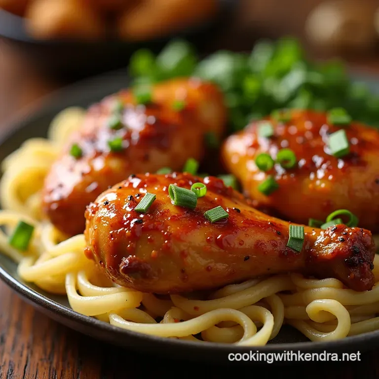 Sticky Sweet Honey Garlic Chicken Dinners Sorted presentation